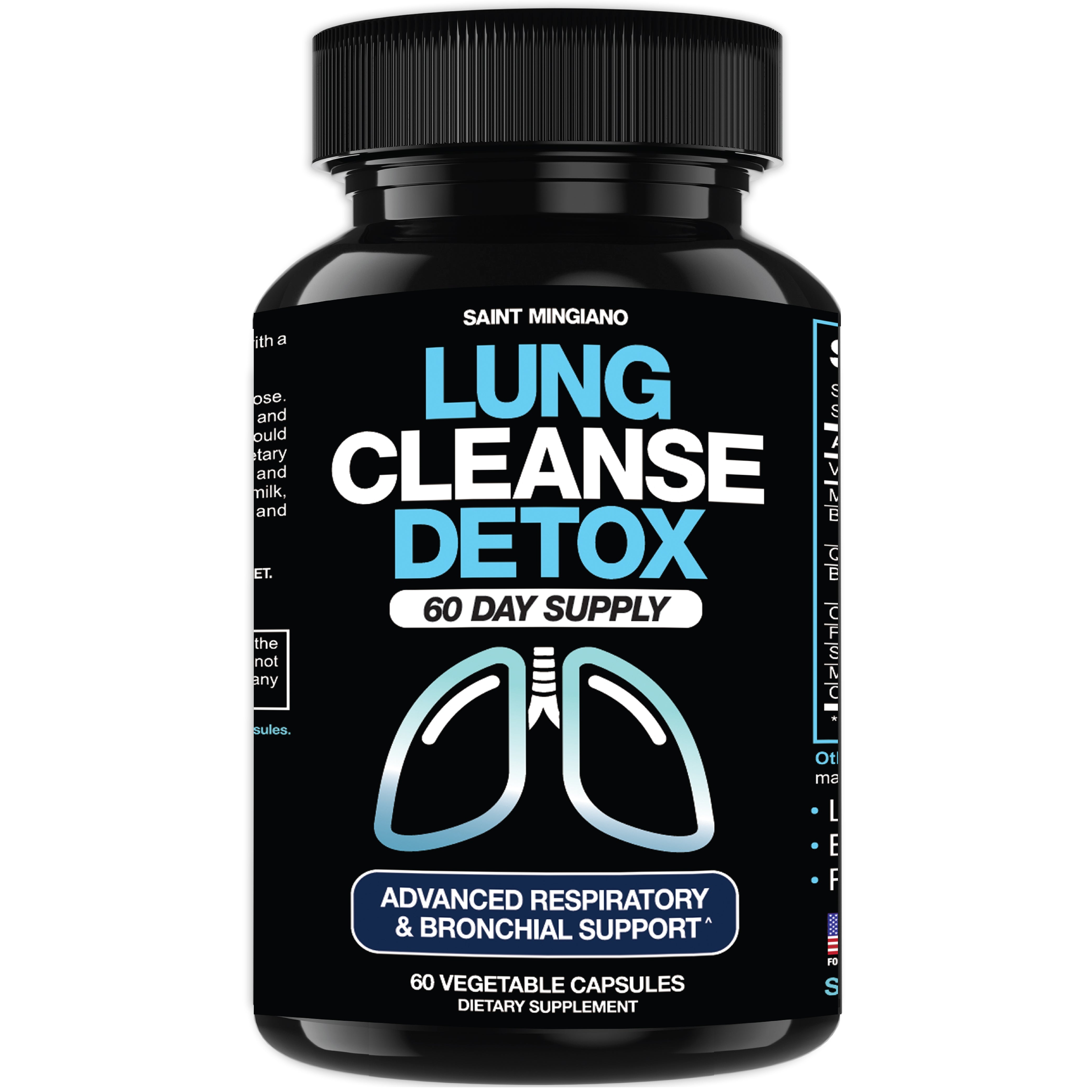 Lung Cleanse Detox 60-Day Respiratory Health Support Supplement